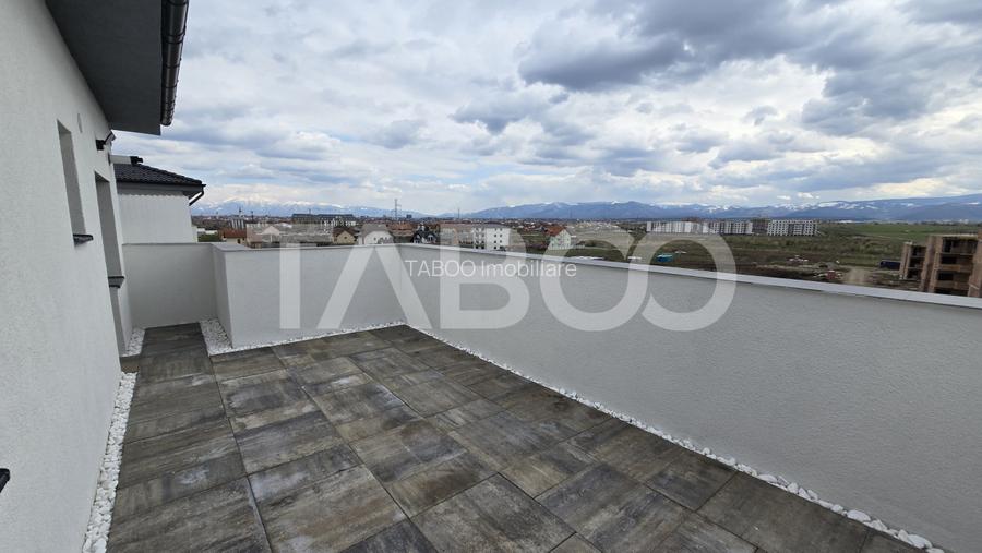 Penthouse de inchiriat Tineretului Sibiu 2 camere 2 terase parcare - 12