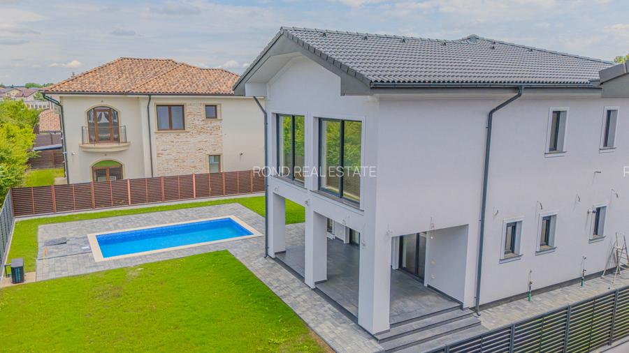 Vile finalizate,piscina, carport, fotovoltaice, proiect amenajare, finisaje lux - 42