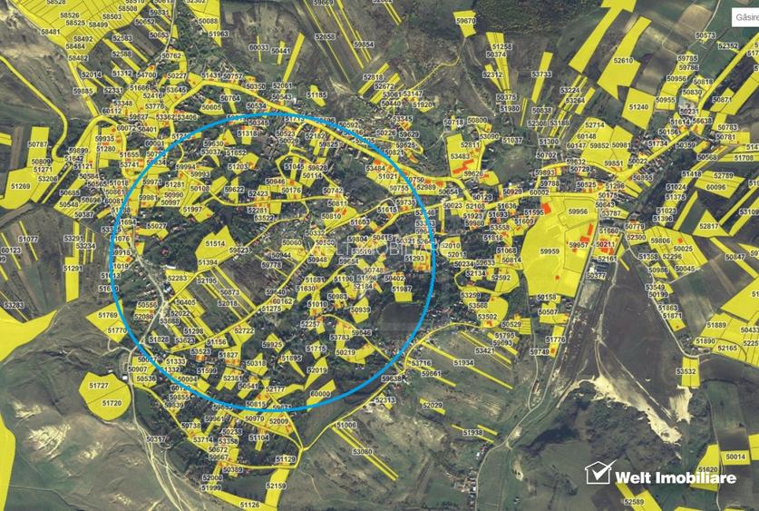 Cojocna, intravilan, 2690mp, priveliste peste sat, liniste aer curat - 3