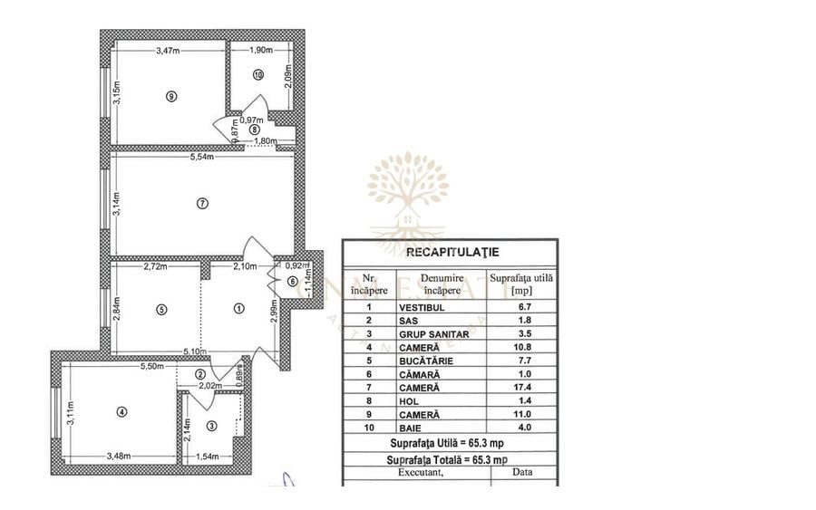 3 Camere Parter An constructie 1979 - 5 Minute Metrou Gorjului - 9