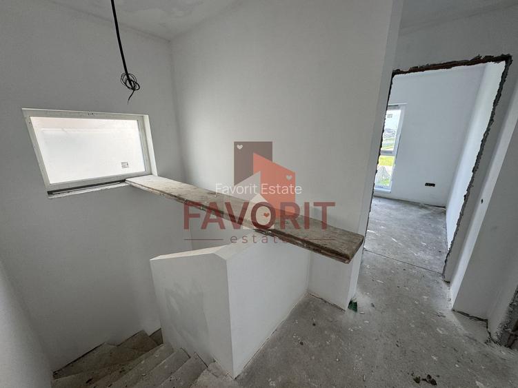 Duplex 5 camere ,despartit prin camera tehnica, finisat la cheie in Mosnita - 12