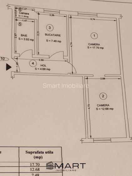 Apartament 2 camere zona Hipodrom I - 10