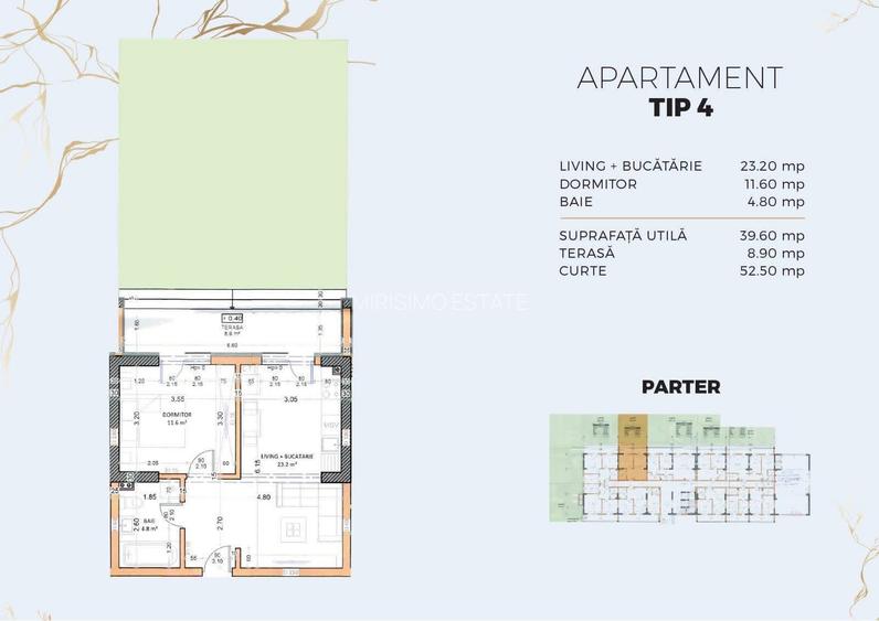 Apartament 2 camere/curte de 53 mp/finisat la cheie/15 minute Metrou Berceni - 7