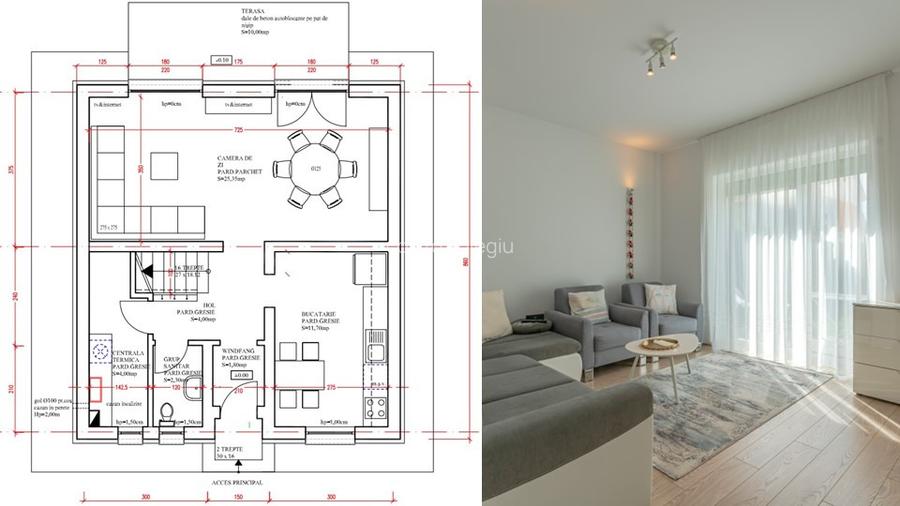Casa Dihamului, casa 5 camere, util 120m2 / teren 220m2  - 4