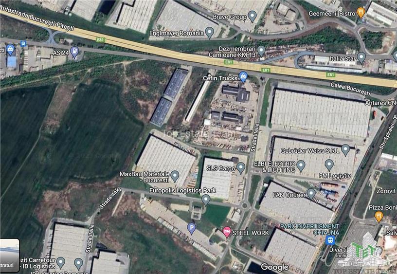Teren industrial Chiajna 4800mp in Logistics Park - 4