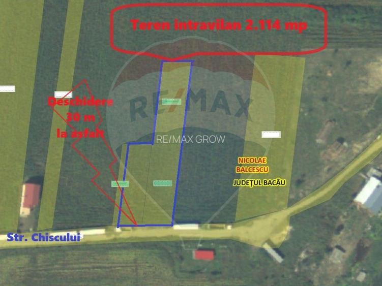 Teren intravilan de vanzare – Nicolae Balcescu, jud. Bacau - 6