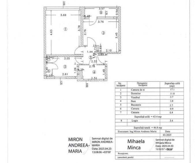 Apartament 2 camere Dimitrie Cantemir-Unirii T725 - 2