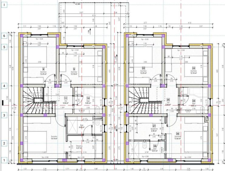 Duplex 5 camere separat prin CT Mosnita Noua - 16
