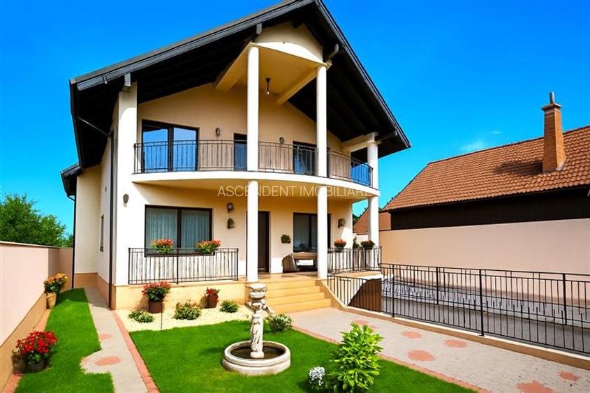 Pe 1.000 mp teren, vila eleganta, caracteristici notabile, Sacele, Central - 24