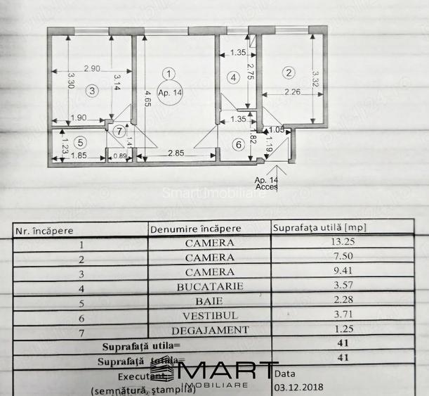 Apartament 3 camere etaj 3/4 Florilor - 8