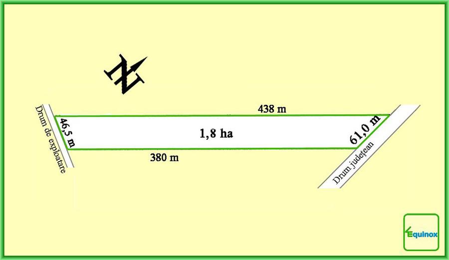 Teren intravilan-industrial de vânzare, Cocorăștii Colț, Prahova, ECX95761 - 1