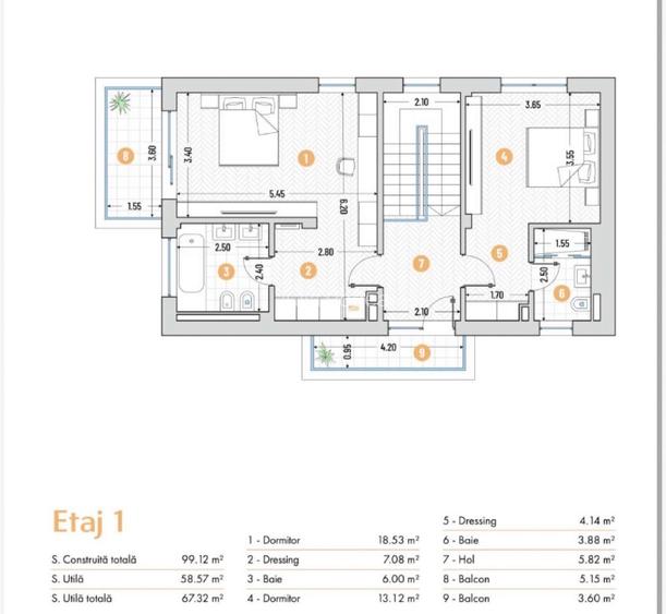 Vila 4 camere 3 bai Snagov  - 11