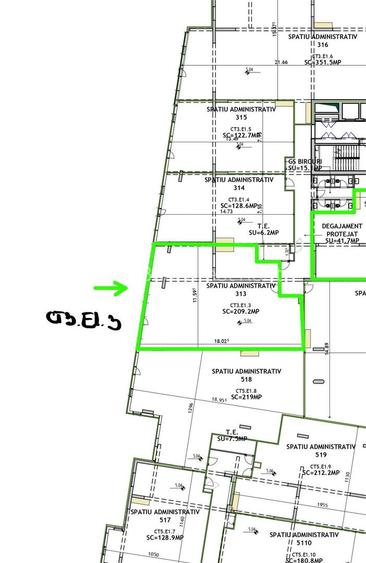 Spatiu de birouri | 209 mp | Cotroceni - 1