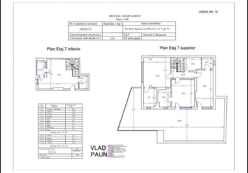 Penthouse de vânzare.(Zona 13 Septembrie) - 15