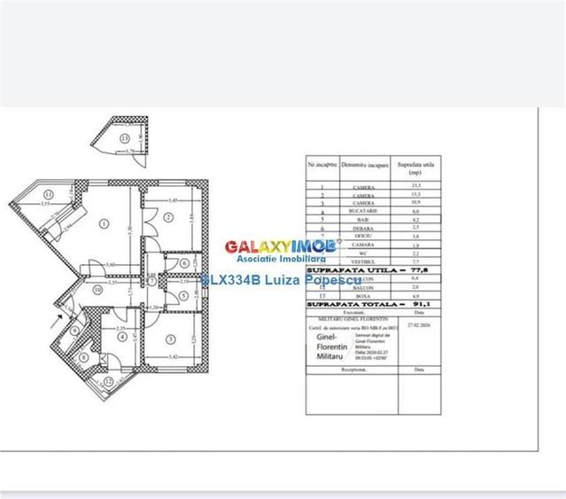 Apartament 3 camere 13 SEPTEMBRIE CATEDRALA NEAMULUI+ boxa - 4