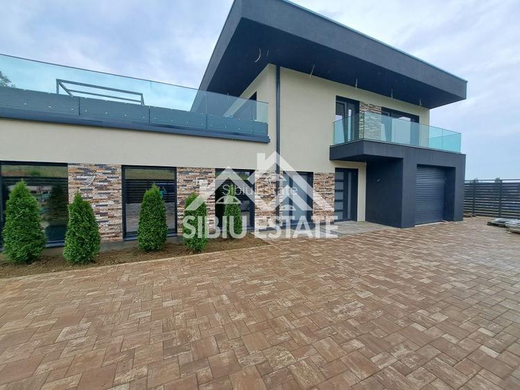 Casa Sibiu Cisnadioara, garaj, piscina, terase panoramice - 36