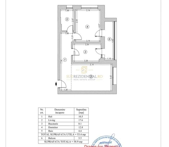 Apartament 2 camere decomandat | Sector 4 – Strada Postalionului - 1