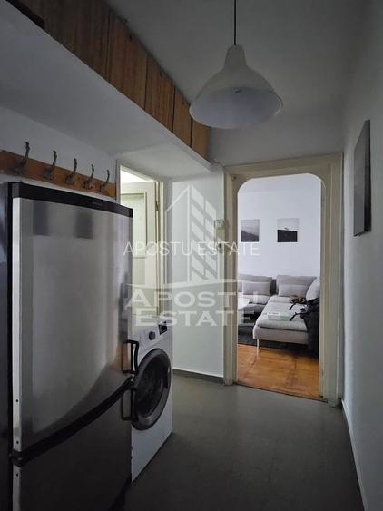 Apartament 2 camere , semidecomandat, 39mp utili, et.4/4, zona Dacia - 7