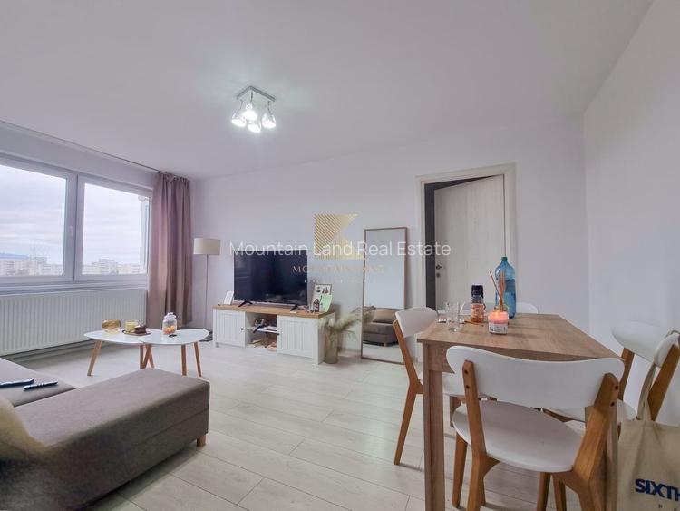 Apartament de 2 camere, semidecomandat, etaj 6/8, mobilat, Victoriei4 - 5