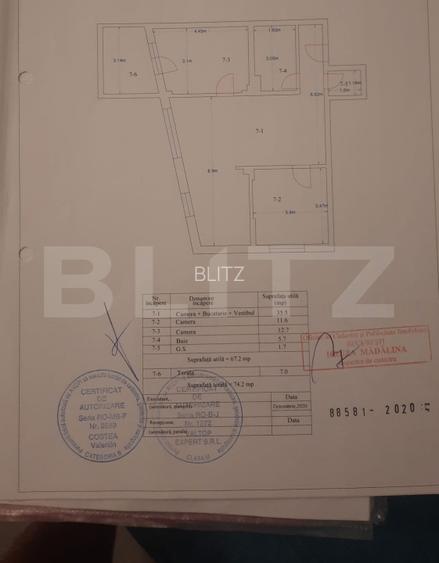 Apartament 3 camere, semidecomandat in bloc boutique, zona Trapezului - 6