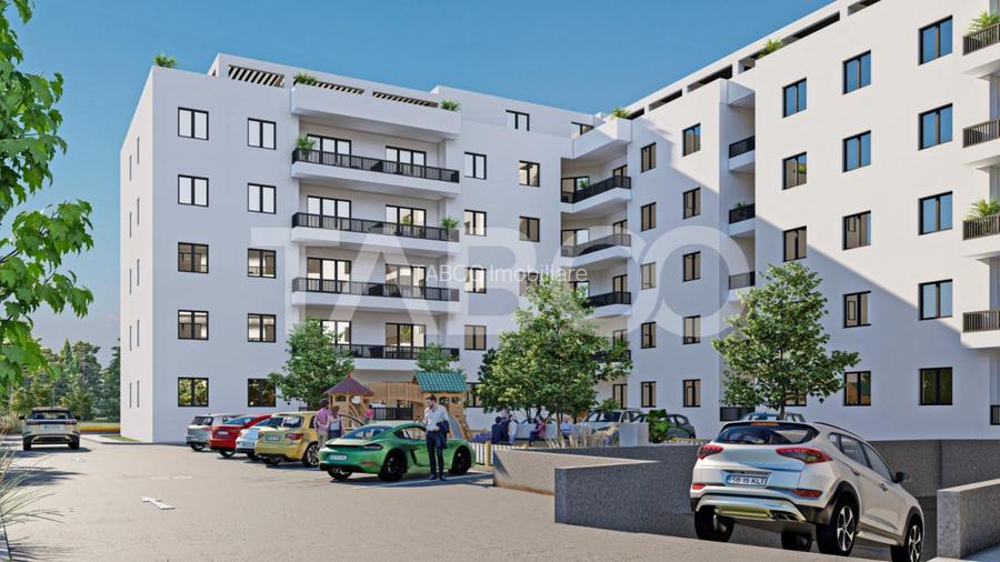 Apartament decomandat 2 camere 64 mpu 2 balcoane 12 mp Rahovei Sibiu - 13