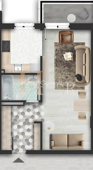 Zona excelenta. Ideal ca investitie sau studenti. Etajul 2. - 2