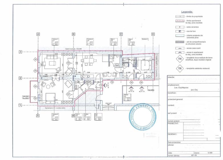 Apartament 4 camere, Eroilor, etaj 1, mic palat baroc - 26