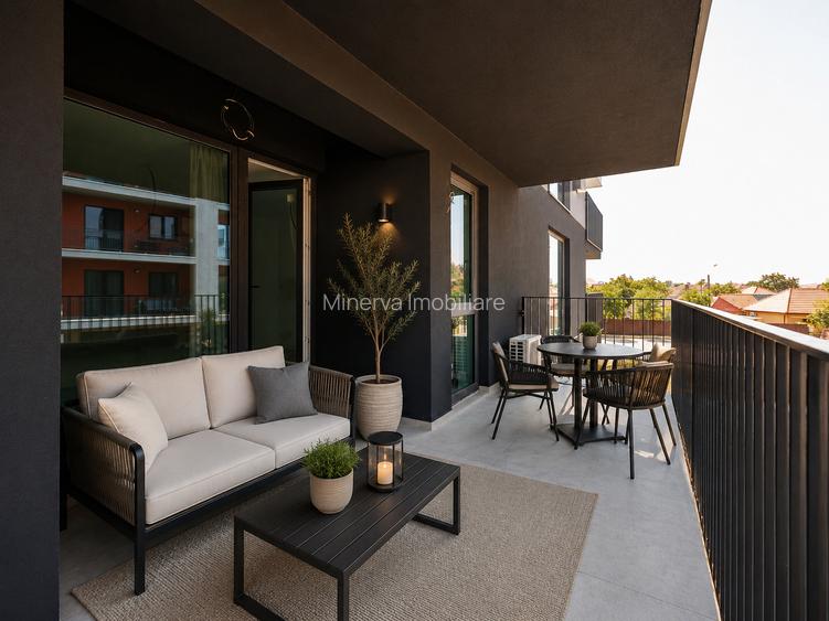 Apartament 2 camere, terasa 14,15 mp, parcare subterana inclusa | Comision 0 - 20