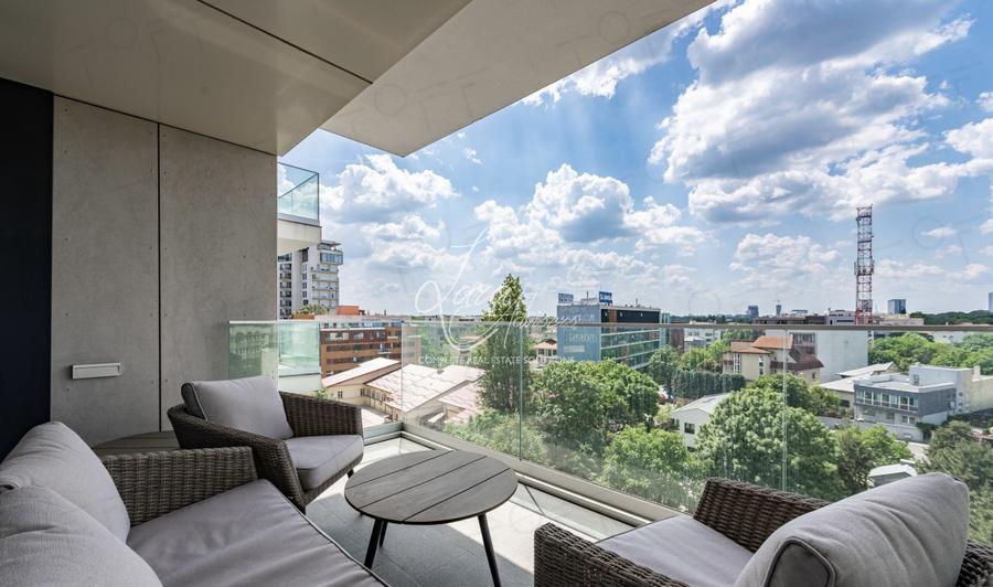 One Herastrau Plaza, 3 camere complet mobilat cu parcare subterana