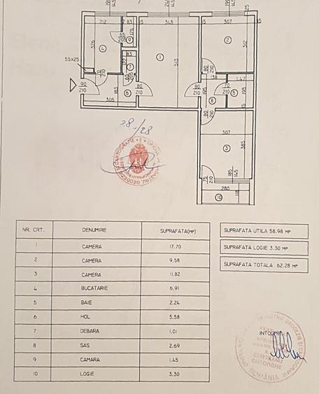 Apartament 3 camere semidecom - Park Lake - Camil Ressu - 8 min metrou Dristor 1