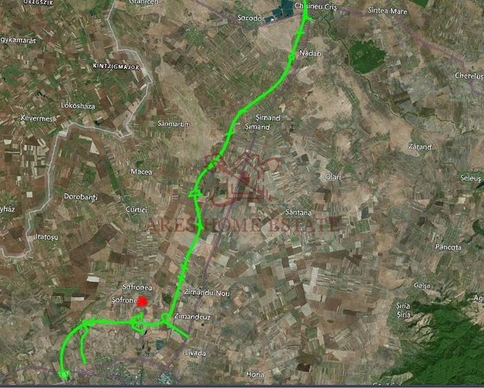 Teren strategic pentru investiție – 5014 mp, Sofronea, Arad.