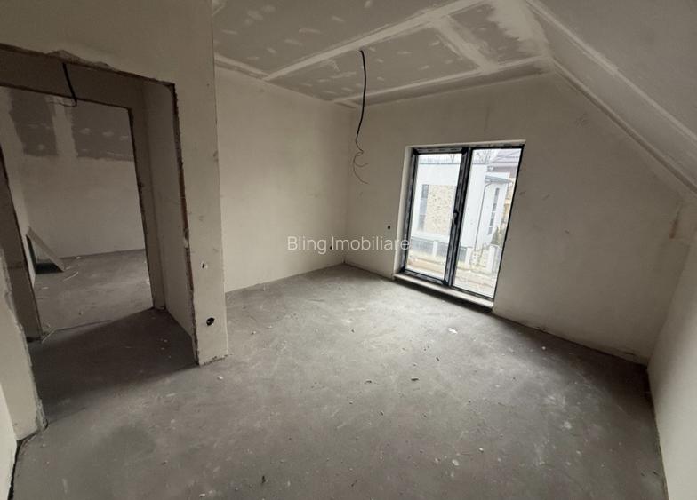 Casa individuală, semifinisata, 160 mp utili , 500 mp teren, zona Motel Gilău - 12