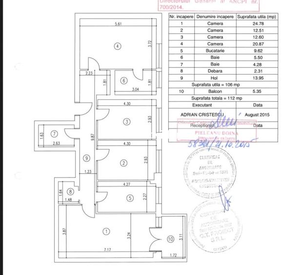 Apartament 4 Camere 2 bai|Aviatiei Promenada Laguna Residence