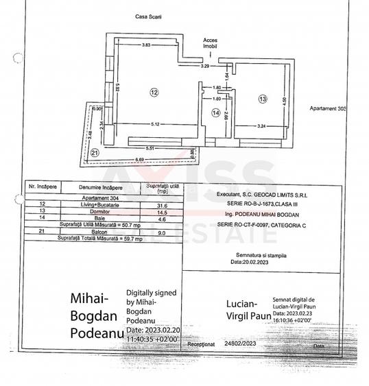 Ap. 2 camere | lake view | Koya Tower | mobilat Rovere | Mamaia Nord - 1