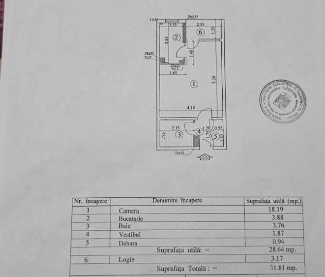 Investitie garsoniera etaj 1 bloc 1980 zona Drumul Taberei