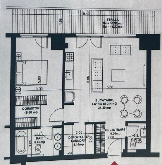 Aviatiei 2 camere lux - loft