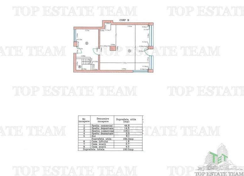 Spatiu comercial zona Floreasca | Vizibilitate excelenta | Suprafata 353 mp.