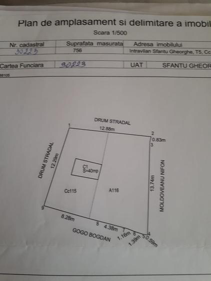 Vand teren în Sfântu Gheorghe, Delta Dunării
