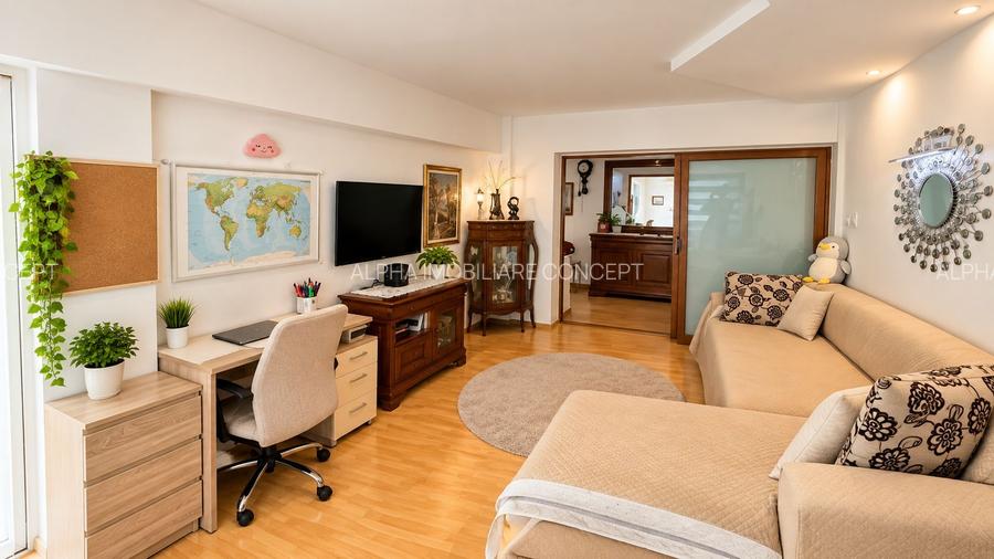 Central apartament 3 camere 80 mp utili