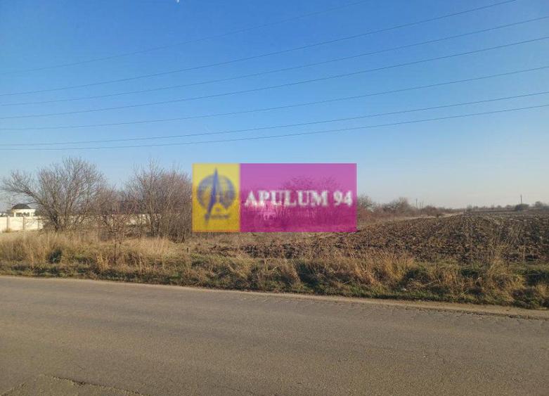 Săbăreni, teren intravilan 8800 mp, pe DJ 602, pretabil hale, depozite