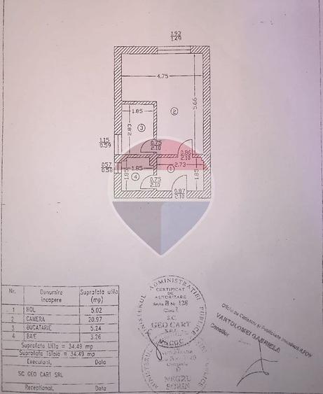 Vanzare garsoniera | mansardă | 35 mp | Pipera - Voluntari | 2006