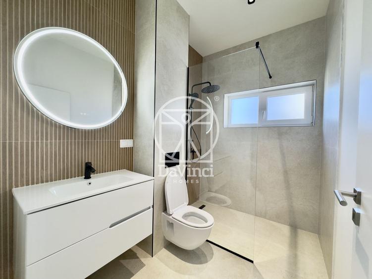 Penthouse 3 camere, intabulat, mobilat si utilat - dressing + 2 bai