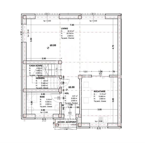 Casa de tip duplex cu 4 camere, 117mp utili,  230mp teren, Selimbar - 1