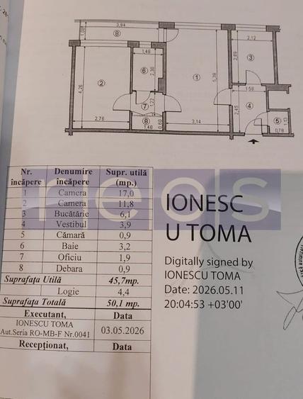 DE VANZARE 2 CAMERE DRUMUL TABEREI - PARC SI METROU 5 MIN