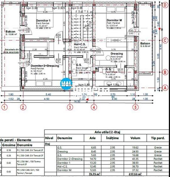 Vila premium, de vanzare, supr 221 mp, zona Copou