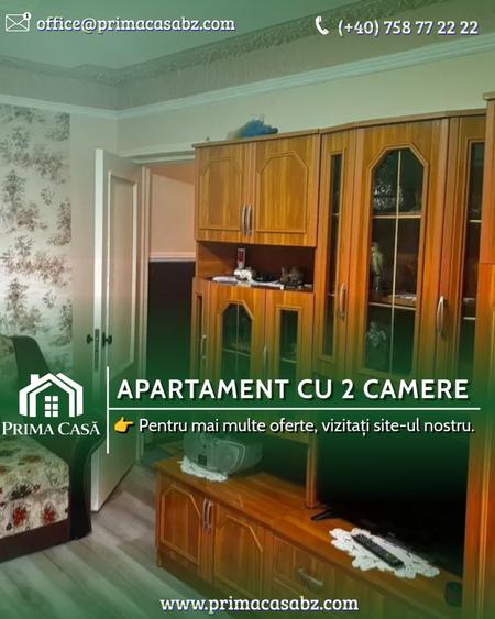 Apartament cu 2 camere ~ zona Crang ~ etaj 4 ~ cu imbunatatiri ~ Pret: 48.000€
