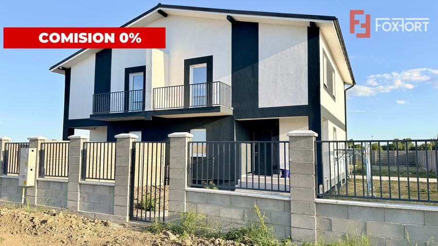 Comision 0% Duplex de vanzare, 4 camere, teren 400 mp - Mosnita Noua