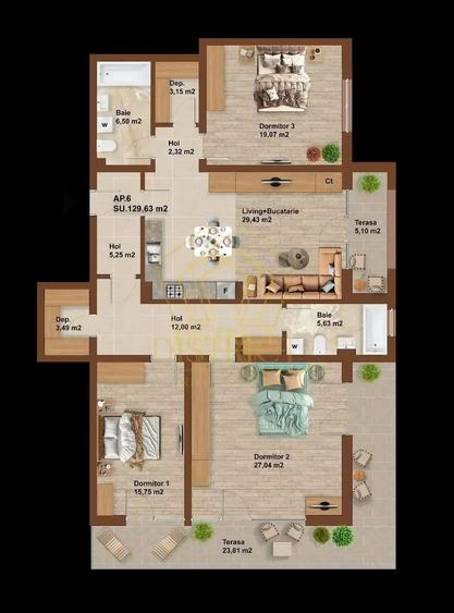 0%COMISION Apartamente cu 4 camere, mai 2027 | Buziasului