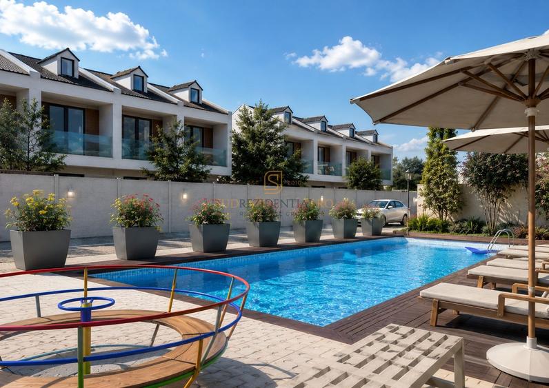 Vila moderna cu 4 camere, piscina si locuri de joaca - Bragadiru