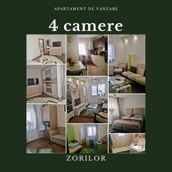 Apartament cu 4 camere, aproape de Piața Zorilor și Grădina Botanica